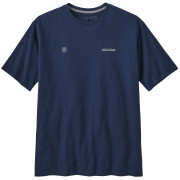 Camiseta de hombre Patagonia Forge Mark Responsibili Tee azul oscuro Lagom Blue