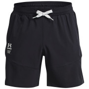 Pantalones cortos de hombre Under Armour Armourprint Woven Shorts negro Black / / Halo Gray