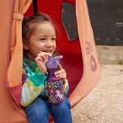 Botella para niños Klean Kanteen Kid Classic Narrow 12oz (w/Flip Seal Sport Cap)