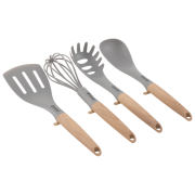 Juego de utensilios de cocina Outwell Almada Utensil Set marrón/gris Brown