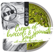 Comida deshidratada Lyo food Cream of Broccoli & Spinach Soup with Mozarella and pumpkin seeds