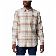 Camisa de hombre Columbia Cornell Woods™ Flannel Long Sleeve Shirt marrón claro Dark Stone Classic Multi Tartan