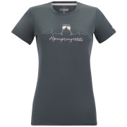 Camiseta de mujer Regatta Women’s Fingal Slogan gris Dark Storm