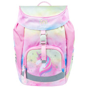 Mochila escolar Baagl Airy rosa růžová (rainbow unicorn)