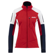 Chaqueta de mujer Swix Dynamic rojo/azul Swix Red