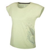 Camiseta de mujer Ocún Kimo T Women Blossom-Art amarilloverde Green Soft