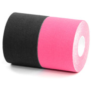 Cintas kinesiológicas BronVit Sport Kinesio Tape set negro/rosa