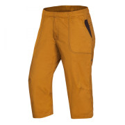 Pantalones de tres cuartos para hombre Ocún JAWS 3/4 pants amarillo BishopBrown