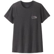 Camiseta de mujer Patagonia Women's Capilene® Cool Trail Shirt - Stratapeaks negro Ink Black