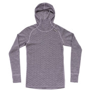Camiseta funcional de mujer Devold Kvitegga Merino 230 Hoodie Wmn azul ORCHID