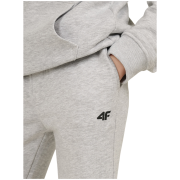 Pantalones de chándal para niños 4F Trousers Cas M1828 Cold Light Grey Melange