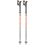 Bastones de esquí de travesía Leki Sherpa FX Carbon Strong 120 - 140cm rojo orange-denimblue