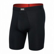 Calzoncillos bóxer Saxx Multi-Sport Mesh Long Boxer Brief Fly negro Black