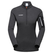 Sudadera funcional de mujer Mammut Aenergy Light ML Half Zip Pull Women gris/negro black/phantom