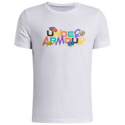 Camiseta funcional para niños Under Armour UA B Patch Pack Wm SS White blanco/negro White / / Black