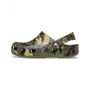 Zapatillas para niños Crocs Classic Camouflage Clog Army Green/Multi