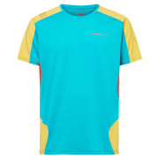 Camiseta de hombre La Sportiva Compass T-Shirt M azul claro Tropic Blue/Bamboo