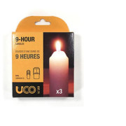 Vela UCO 9-Hour Candle Original Candles - 3 piezas