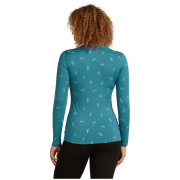 Camiseta funcional de mujer Icebreaker Women Merino 200 Oasis LS Crewe Snow Day