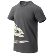 Camiseta de hombre Helikon-Tex T-Shirt (Full Body Skeleton) gris Shadow Grey