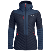 Chaqueta de mujer Salewa Ortles Light2 Rds Dwn W Hd Jkt azul oscuro NavyBlazer
