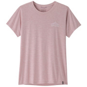 Camiseta de mujer Patagonia Women's Capilene Cool Daily Shirt - Cloud Crag rosa Quiet Violet