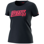 Camiseta de mujer Dynafit Graphic Co W S/S Tee azul/rosa blueberry/TABLOID