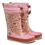 Botas de agua para niños Affenzahn Rainboot Vegan Puddly Deer rosa Deer