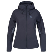 Chaqueta de mujer Hannah Airy Hoody azul polar night/grisaille