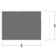 Suelo debajo de tienda de campaña Outwell Footprint Denver / Colorado 6 Air