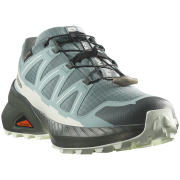 Zapatillas de carrera para mujer Salomon Speedcross Peak Gore-Tex verde Trooper / Tourmaline / Clearly Aqua
