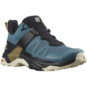 Calzado de hombre Salomon X Ultra 4 azul/negro Mallard Blue / Bleached Sand / Bronze Brown