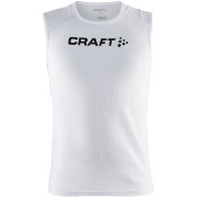 Camiseta funcional sin mangas para hombre Craft Mesh Superlight blanco WhitePrint