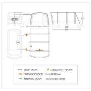 Carpa de autocaravana/furgoneta Vango Galli CC Air Low