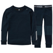 Juego funcional para niños Helly Hansen K Lifa Merino Set Navy azul oscuro 596 Navy