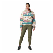 Sudadera de mujer Columbia Helvetia™ II Printed Cropped Half Snap
