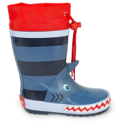 Botas de agua para niños Pidilidi Žralok azul/rojo modrá