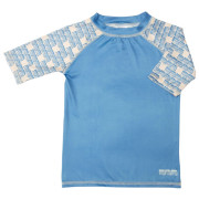 Camiseta para niños DucKsday Manta SS azul/blanco Blue/Off White