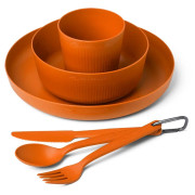 Vajilla Sea to Summit Camp Dinnerware Set - 6 pcs naranja Burnt Orange