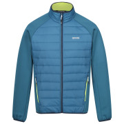 Chaqueta de hombre Regatta Clumber IV Hybrid azul claro Moroccan Blue(Citron Lime)