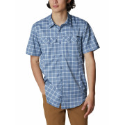Camisa de hombre Columbia Silver Ridge Lite Plaid SS azul claro BluestoneSmallGrid