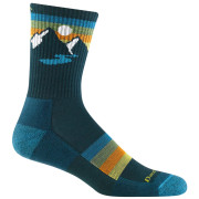 Calcetines de hombre Darn Tough Sunset Ridge Micro Crew azul bottle