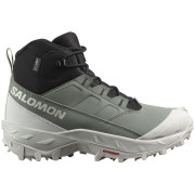 Calzado de mujer Salomon Crosstrak Waterproof verde Agave Green / Black / Canary Green