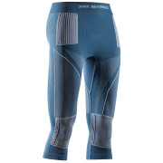 Calzoncillos funcionales de mujer X-Bionic Energy Accumulator 4.0 Pants 3/4 azul MINERAL BLUE/ARCTIC WHITE