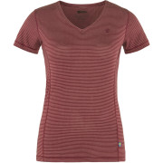 Camiseta funcional de mujer Fjällräven Abisko Cool T-Shirt W rojo Pomegranate Red