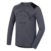 Camiseta funcional de hombre Husky Merino 100 dl. rukáv Wolf gris