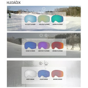 Gafas de esquí para mujer Relax Sierra HTG61A