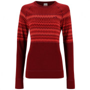 Camiseta funcional de mujer Kari Traa Silja Ls rojo Rouge