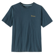 Camiseta de hombre Patagonia M's Water People Banner T-Shirt azul oscuro Summit Blue
