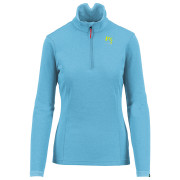 Sudadera de mujer Karpos Pizzocco W Half Zip azul Blue Atoll